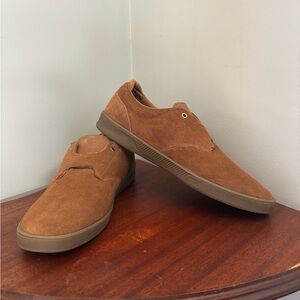 Emerica Romero Men's Tan Suede Sneakers No Laces, Size 11